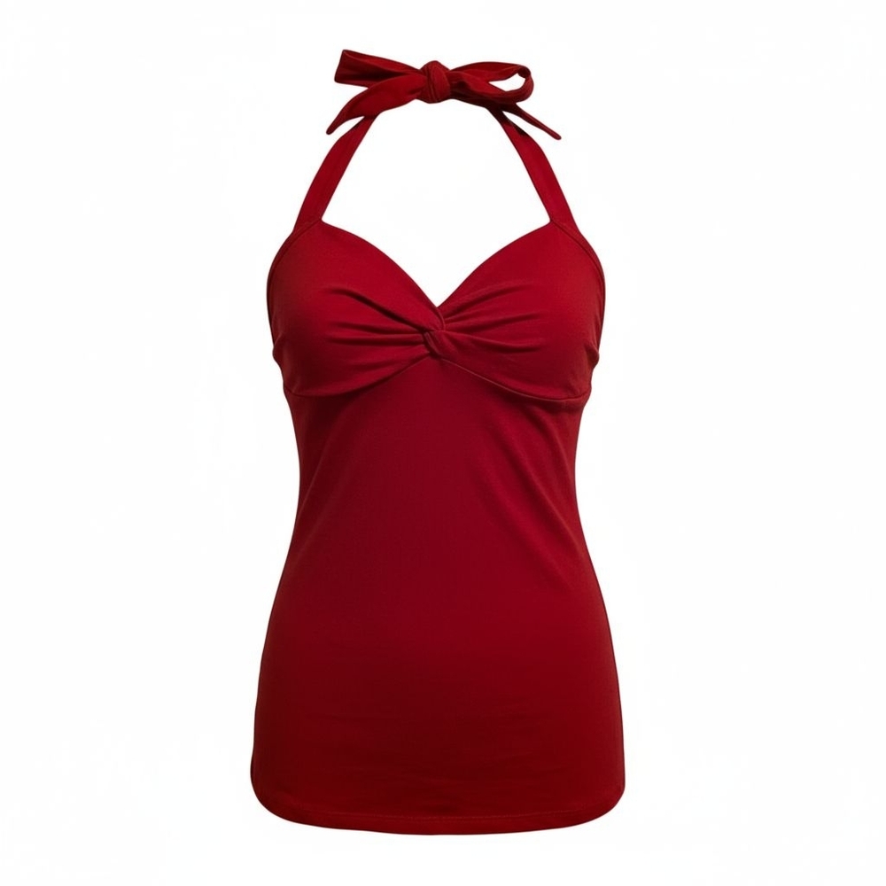 Victoria's Secret Bold Red Halter Top